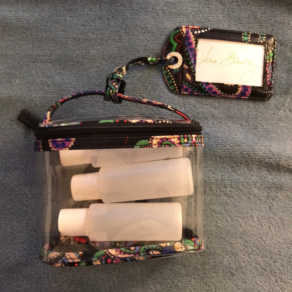 Vera Bradley cosmetic travel bag